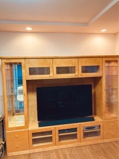 バーズアイメープル材　テレビボード