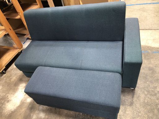 NITORI/ニトリ ソファベット 引き出し＆スツール付き 2017年製 J07036