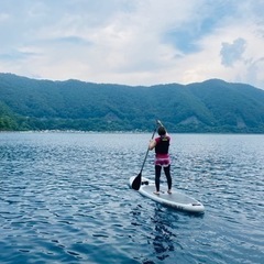 7月30日、31日　女子旅🛶モーニングSUP✨@山梨