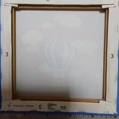 イケアIKEA　ファブリックアートパネル✨壁掛けポスター③気球✨子供部屋に🎶おしゃれ✨👗👠の画像