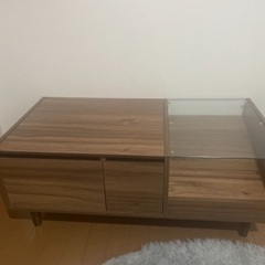 収納付き　ローテーブル