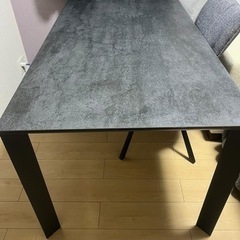 セラミック天板　165cm チェア4脚組