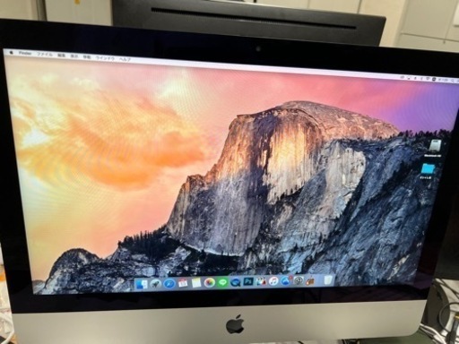 iMac21インチ　Mac有線キーボード付き　有線マウス付き