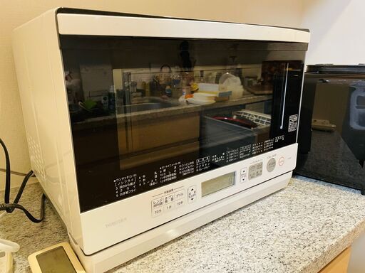 終了しました。中古：TOSHIBA『オーブンレンジ』ホワイト::7月16日の午前中まで