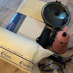 新品・美品/一人暮らしに☆トゥルースリーパーマット・ヘアアイロン...