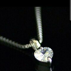 j←←←M1-5【ベネチアチェーン】M1-5◆1.0ctブリリアントハートペンダントネックレス　　　　202207130618の画像