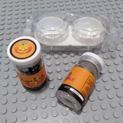 今年のハロウィンに。全眼　22mmスクレラ・黒（新品未開封）有効...