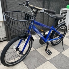 男の子用18インチ自転車　補助輪付