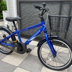 男の子用18インチ自転車　補助輪付の画像