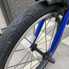 男の子用18インチ自転車　補助輪付の画像