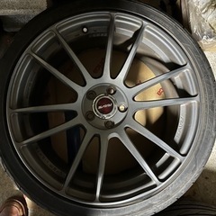 ホイール　グラムライツ57エクストリーム　タイヤ　ヨコハマの画像