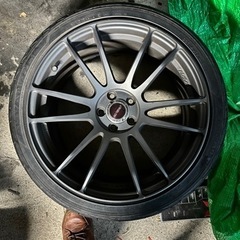 ホイール　グラムライツ57エクストリーム　タイヤ　ヨコハマの画像