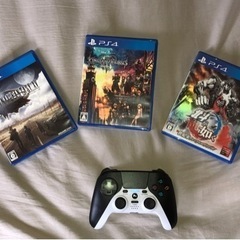 ps4 500G ソフト4本付　完動品　（良くお読み下さい、欠品有り）の画像