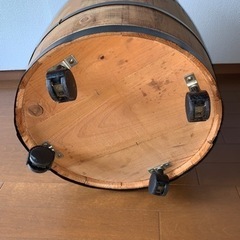 コーヒー豆樽風ゴミ箱【使い方は色々】※近くまで引き取り希望の画像
