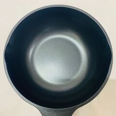 未使用品 Viva RISE ビバライズ ブラックパール プレミアムコーティング 22cm 中華鍋の画像