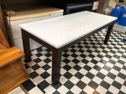 【リサイクルサービス八光　田上店　配達・設置OK】株式会社サカイ工芸　ショコラ　センターテーブル