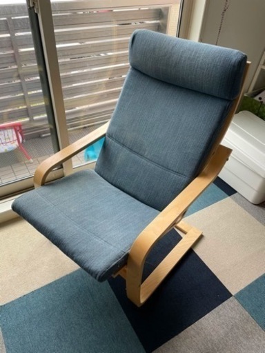 IKEA POÄNG/ポエング ダークブルー