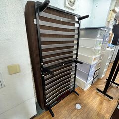 【リサイクルショップどりーむ鹿大前店】No2055　ベットフレーム　シングルサイズ　せんべい布団とこれでおさらば⤴⤴の画像