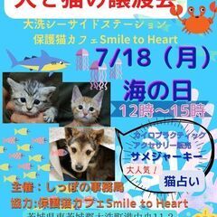 犬と猫の譲渡会