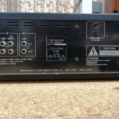 カセットデッキ　ビクター TD-R631　ジャンク品　価格：0円の画像
