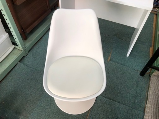 【リサイクルサービス八光　田上店】VANILLA チェア (VA LOUNGE CHAIR バニラ ラウンジチェア ワークチェア)　ホワイト