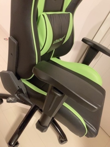 【ほぼ新品】AKRacing エーケーレーシング ゲーミングチェア 椅子 グリーン 緑