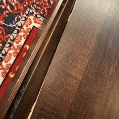 【無料】オシャレなコーヒーテーブル！引取り可能な方優先※要修理の画像
