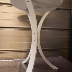 不二貿易 サイドテーブル ホワイトの画像