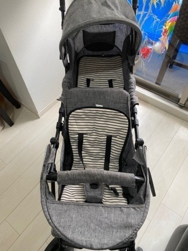 カトージ 2人乗りベビーカー縦型