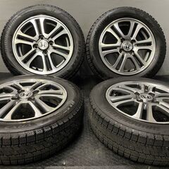 【BS BLIZZAK VRX2 155/65R14】スタッドレス【ホンダ N-BOX 純正ホイール 14インチ 4.5J4HPCD100+40】2022年製 バリ溝　(VTI542) クレジットカード QRコード決済可能