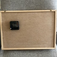 時計　黒板　チョーク付の画像