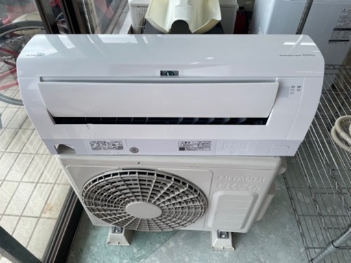 日立　白くまくん　8畳用　エアコン　自動お掃除機能搭載　標準取付工事込み　2019年製　リサイクルショップ宮崎屋住吉店　22.7.13ｙ