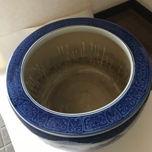 たちばな焼　火鉢　(中古)