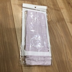 アームカバー　UV 紫外線対策　スポーツ　ウォーキング　レース付き　パープル　の画像