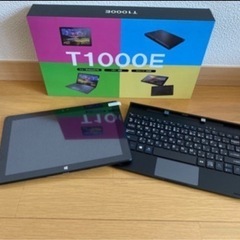 【美品】 T1000E 2in1タブレットPC Windows 10 タブレット