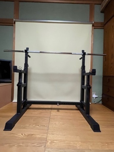 ファイティングロード バーベル セット 55kg　プレート ラバー付き