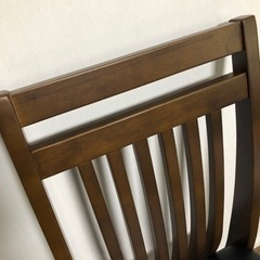 新品未使用 ダイニングチェア 木製 1脚①の画像