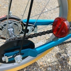 バランスバイク　ラクショーライダー 18インチ ブルーメタリック YGA250の画像