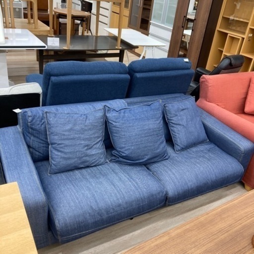 無印良品のデニムソファーです。