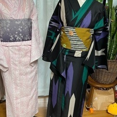 🎇花火大会に❣️矢絣柄浴衣👘帯セット❤️①お値打ち価格！浴衣着付...
