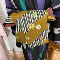 🎇花火大会に❣️矢絣柄浴衣👘帯セット❤️①お値打ち価格！浴衣着付けも受けております。の画像
