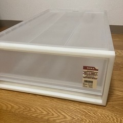 【お譲り先決定】無印良品　衣装ケース×2個の画像