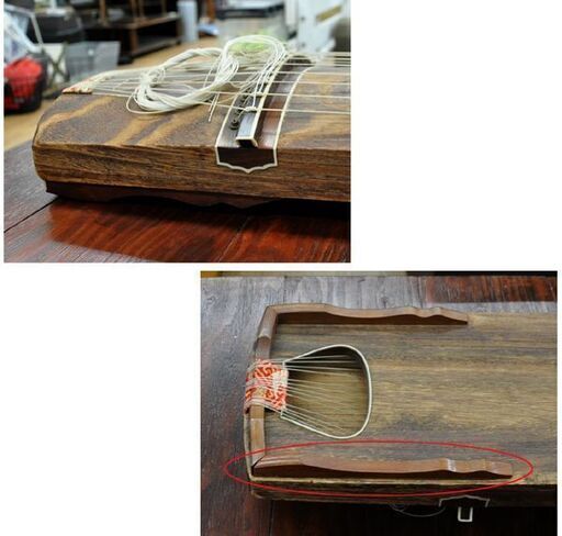 和楽器 琴/筝 上角 蒔絵 松島 13弦琴 簾彫り 札幌市 清田区 平岡