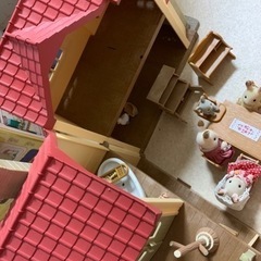 シルバニアファミリーあかりの灯る大きな家セットの画像