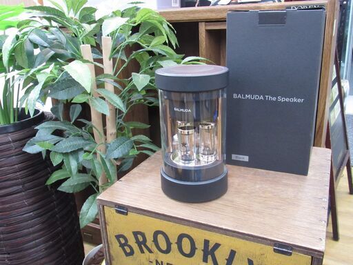 中古美品!!   BALMUDA  The Speaker M01A-BK Black  バルミューダ ザ・スピーカー ブラック  エキスパート藤沢辻堂