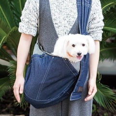 ペット 抱っこ スリング デニムスリングの画像