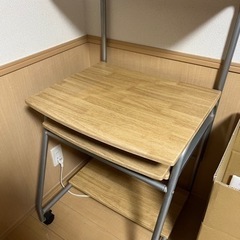 パソコンラック　スライド付きの画像