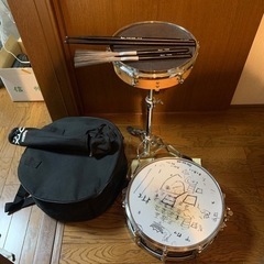スネアドラム練習パットケース付き