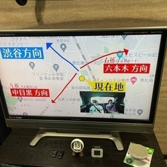 SHARP 42型テレビ　リモコン付の画像