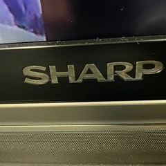SHARP 42型テレビ　リモコン付の画像